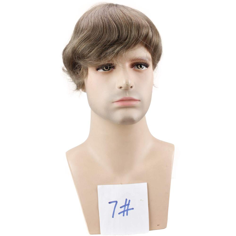 #4 Medium Brown Color 8X10inch Toupee For Women Best Swiss Lace With Soft Skin 100% Human Hair Soft Skin Hair Replacement For Men