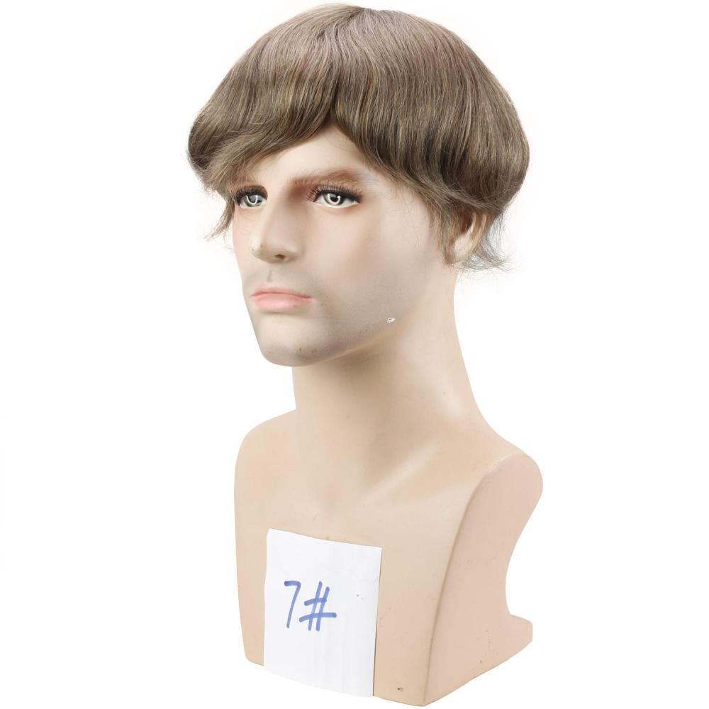#4 Medium Brown Color 8X10inch Toupee For Women Best Swiss Lace With Soft Skin 100% Human Hair Soft Skin Hair Replacement For Men