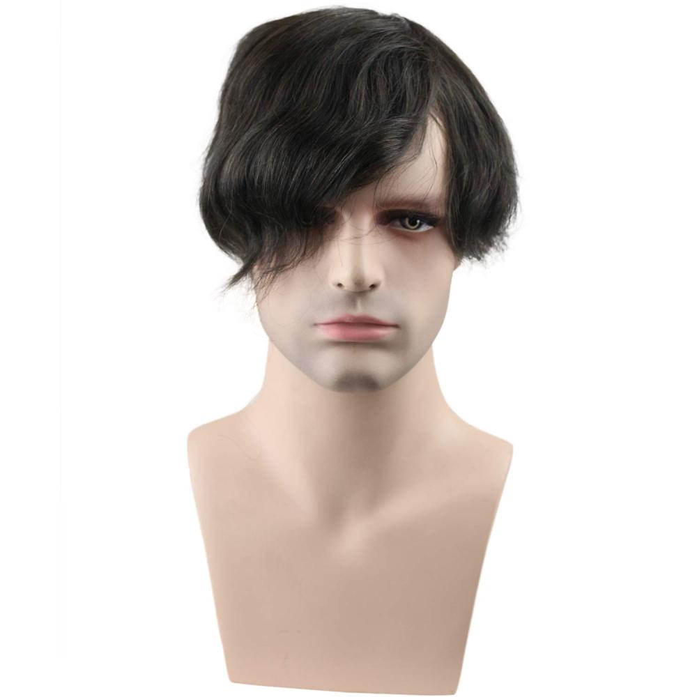 #4 Medium Brown Color 8X10inch Toupee For Women Best Swiss Lace With Soft Skin 100% Human Hair Soft Skin Hair Replacement For Men