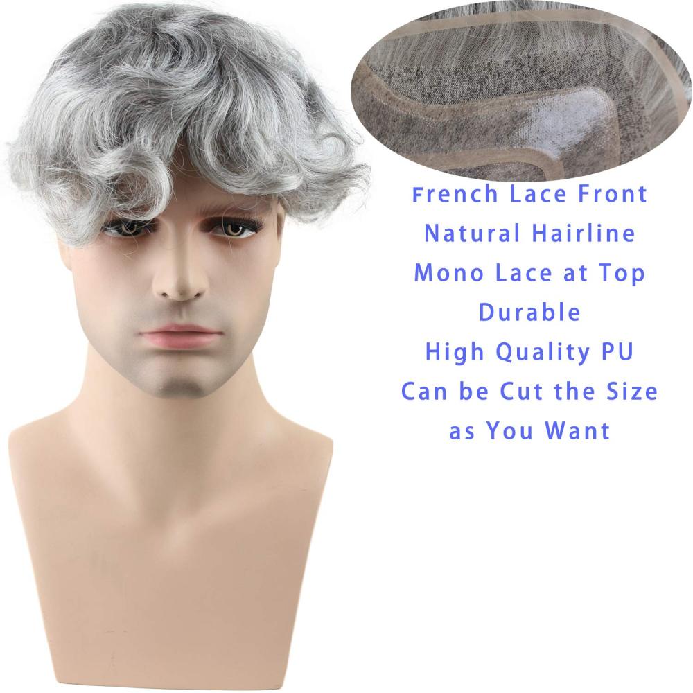 #4 Medium Brown Color 8X10inch Toupee For Women Best Swiss Lace With Soft Skin 100% Human Hair Soft Skin Hair Replacement For Men