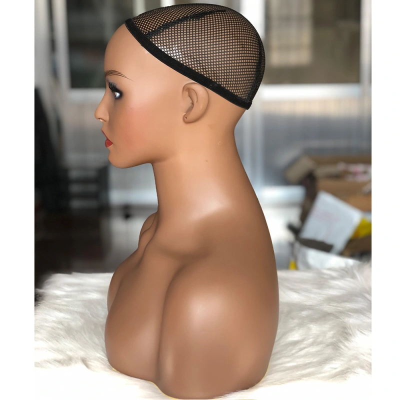 Ship From US! Mannequin Human Hair Wig Stand Mannequin Head Mannequin Head With Shoulders