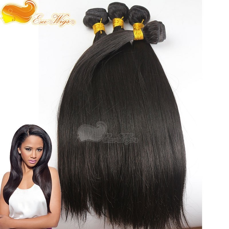 4pcs lot Hair Bundles 100% Brazilian Straight Virgin Unprocessed Hair Weft 100g/pc