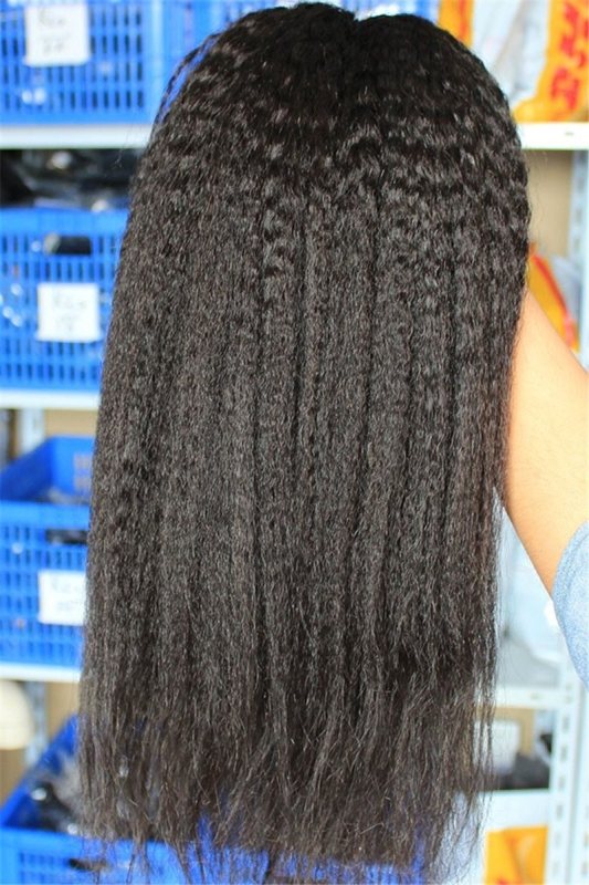 Natural Color Kinky Straight Malaysian Remy Hair Weaves 3pcs Bundles