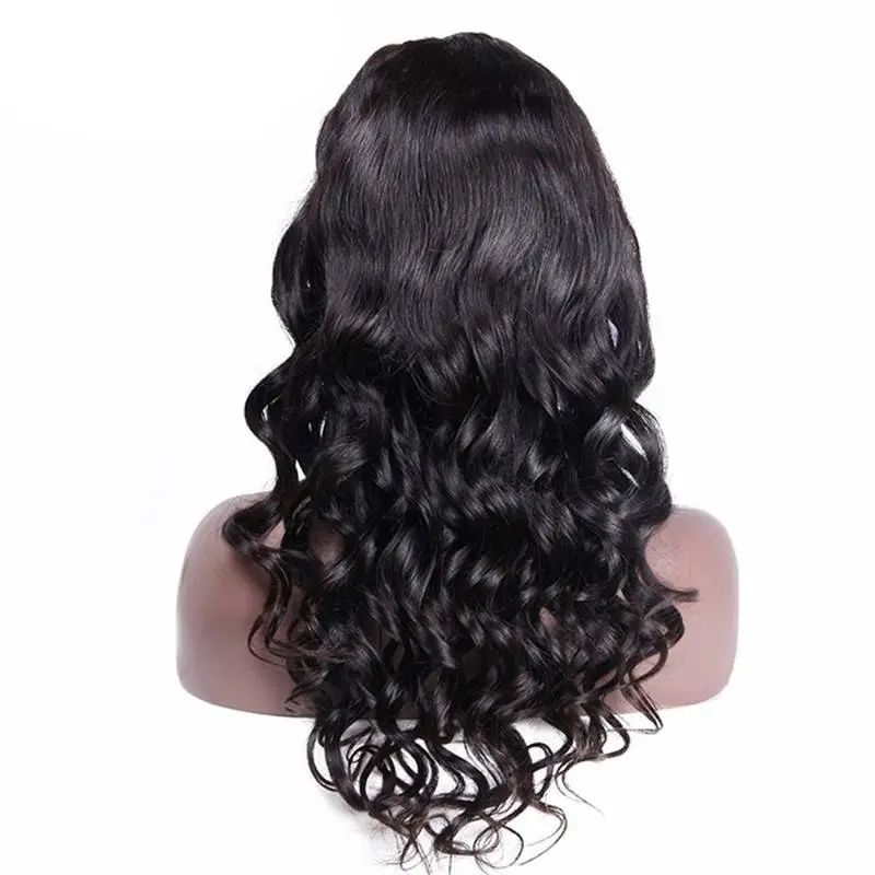 African American Body Wavy Vietnamese Virgin Human Hair U Part Wigs For Sale Uk 8-24 in stock