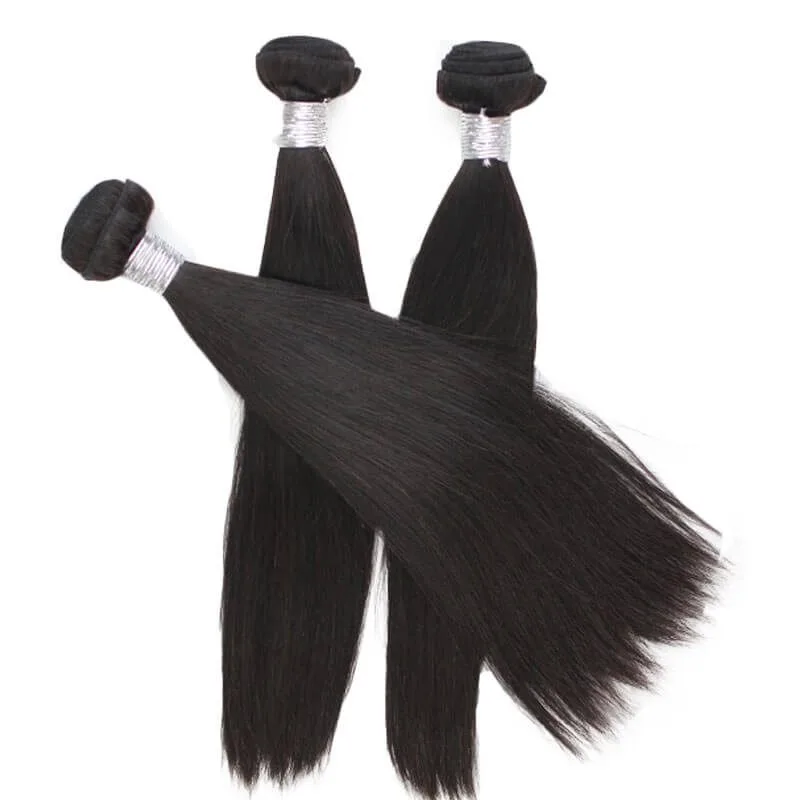 8A Grade Unprocessed 8A Grade Malaysia Virgin Hair Extensions Straight Human Hair Weft 3pcs lot 100g