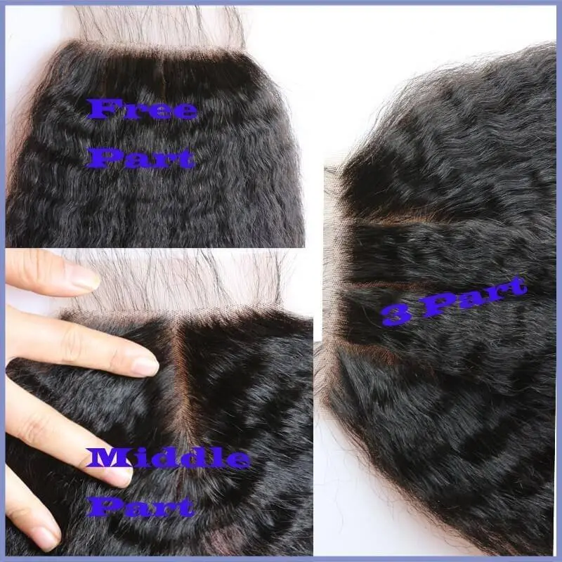 Hotsale Kinky Straight Lace Closure 4x4inch 100% Virgin Brazilian Hair Lace Top Closure Kinky Straight
