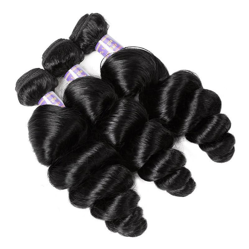 Eseewigs Hair Indian 3 Bundles Loose Wave Virgin Human Hair