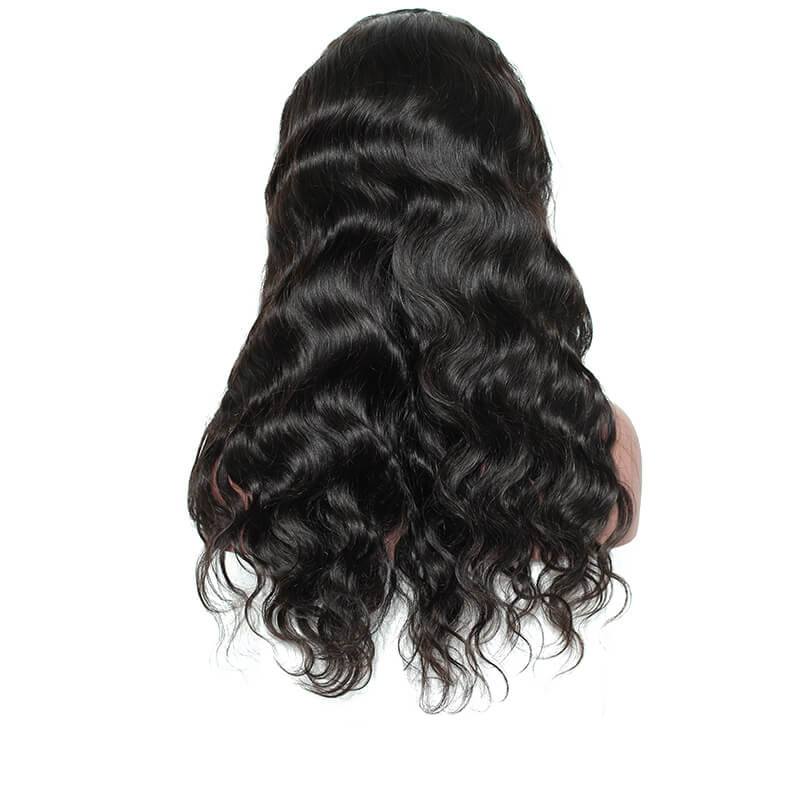 300% Density Wig Pre-Plucked Body Wave  Human Hair Wigs Natural Hair Line with Baby Hair