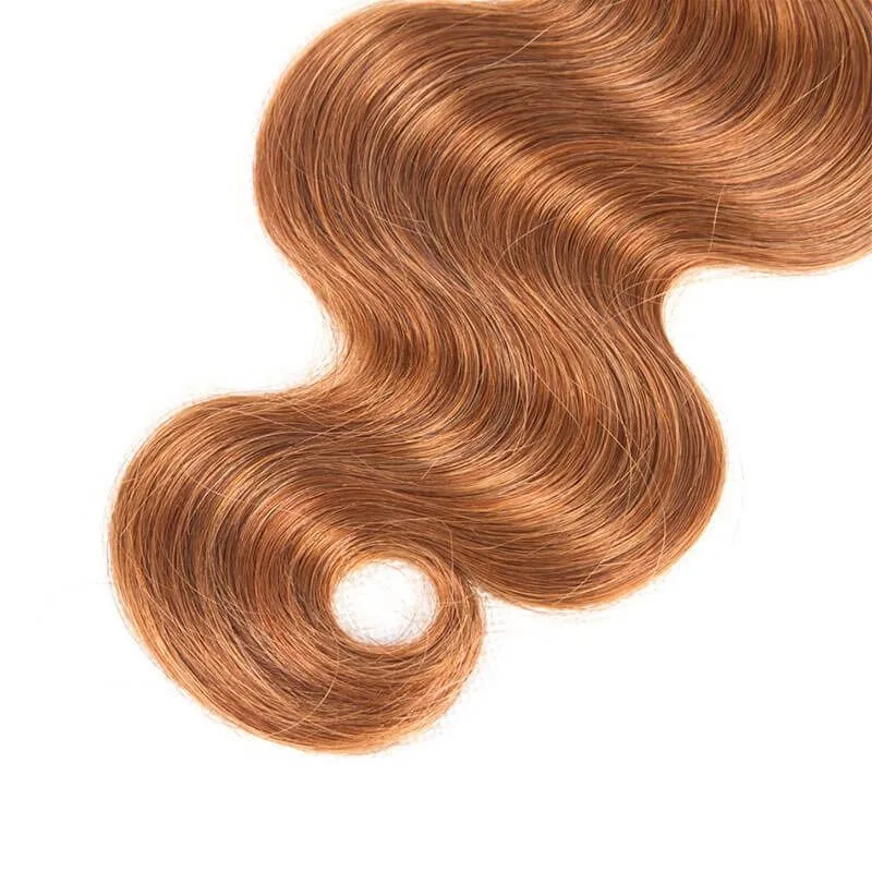 30 Hair Color Weave Medium Brown Brazilian Remy Hair Body Wave Hair Weave 3 Buddles