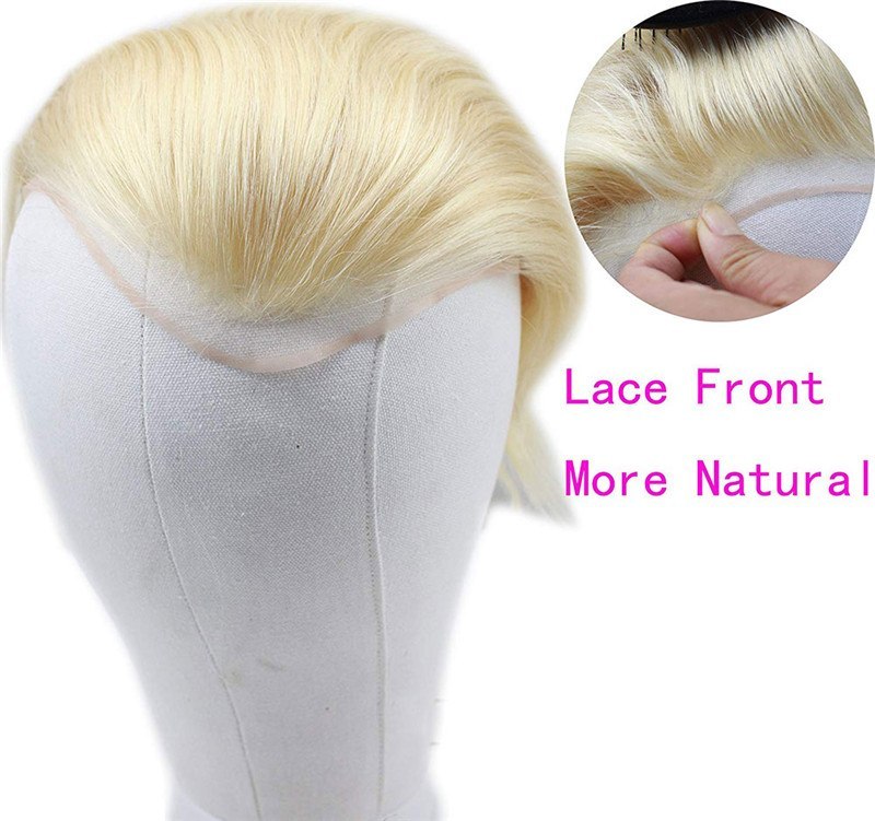 Best Hairpieces and Wigs For Men #613 Blonde Color Toupee European Virgin Toupee  8X10