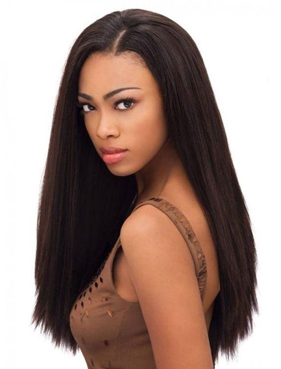 Yaki Straight Hair Bundles 100 Human Hair Extension Weft 3Pcs Weaves