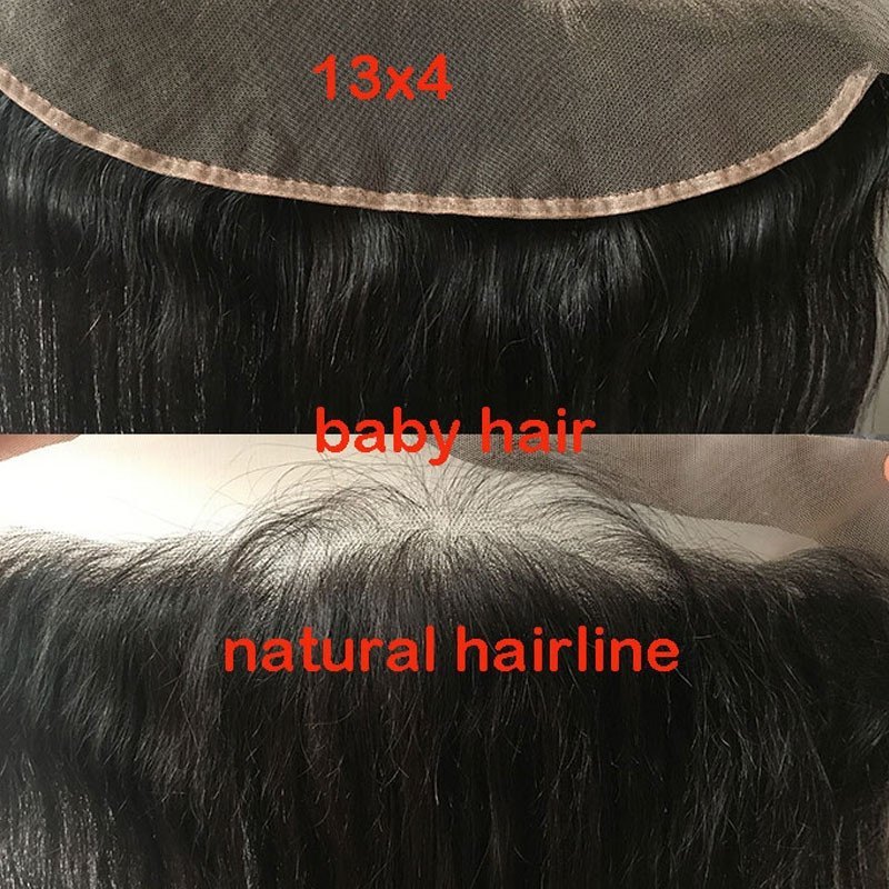 28 inch Customized Length 13X4 Lace Frontal 1 Month Brazilian Virgin Human Hair