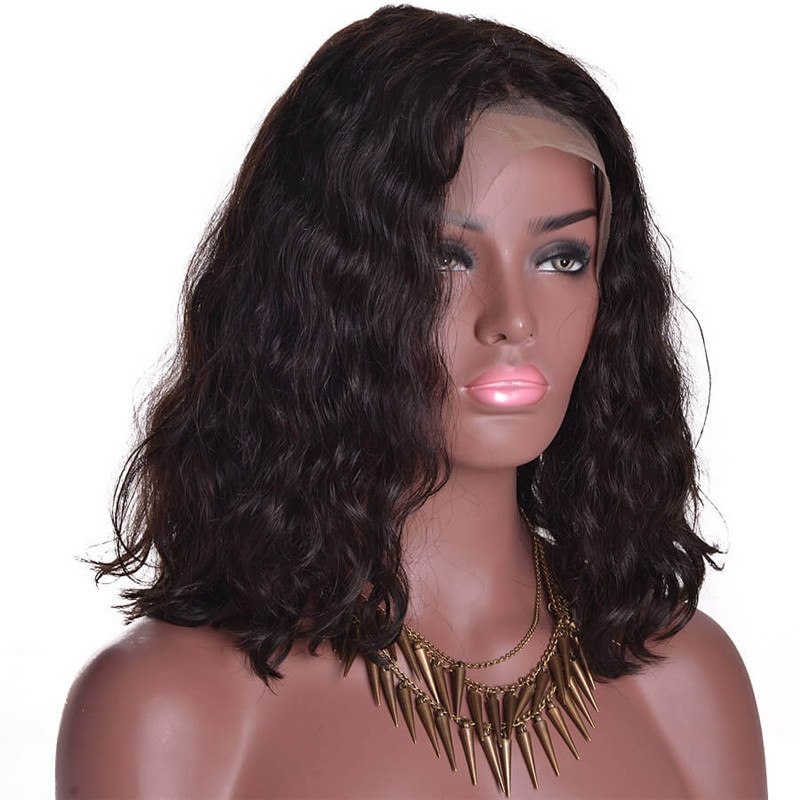 Cute Short Wig 300% High Density Glueless  Wigs Human Hair with Baby Hair for Black Women