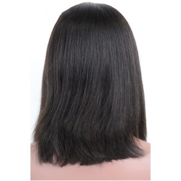 African American Lace Front Short Bob Style lace Front Wigs Yaki Straight