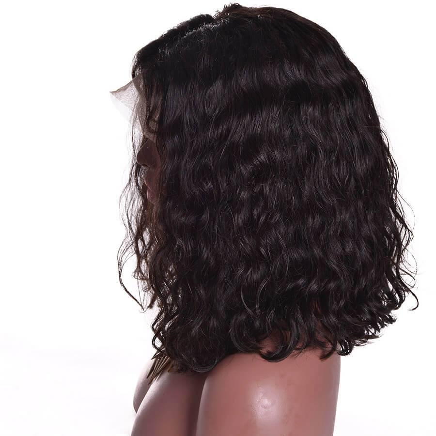 Cute Short Wig 300% High Density Glueless  Wigs Human Hair with Baby Hair for Black Women