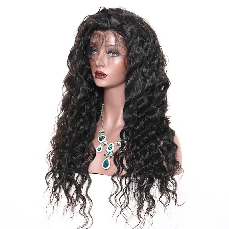 300% Density Wigs Loose Wave Pre-Plucked  Human Hair Wigs with Baby Hair for Black Women