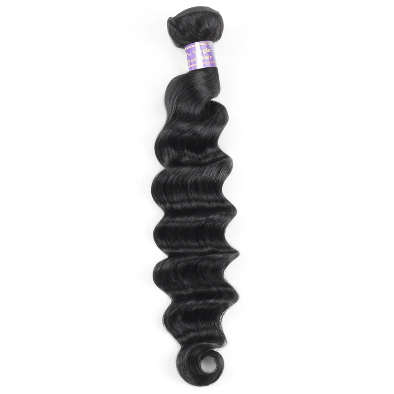 Eseewigs Loose Deep Wave One Bundle Virgin Human Hair