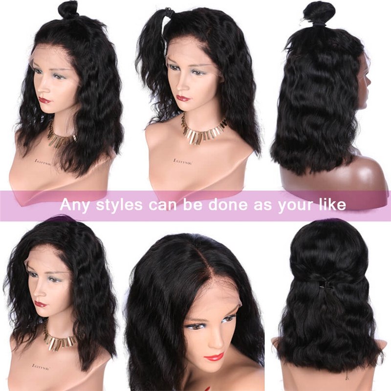 300% Density Lace Front Wigs Natural Wave  human Hair Wigs Malaysian Virgin Human Hair Glueless