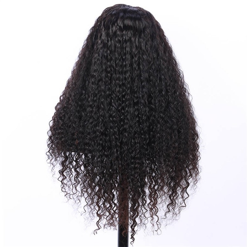 300% High Density Deep Curly  Human Hair Wigs 7A Brazilian Hair Wigs for Black Women