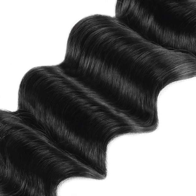 Eseewigs Loose Deep Wave One Bundle Virgin Human Hair