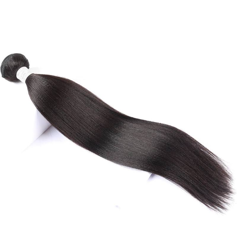 Yaki Straight 1 pcs Bundle Brazalian Virgin Hair Straight Hair Extension Human Hair