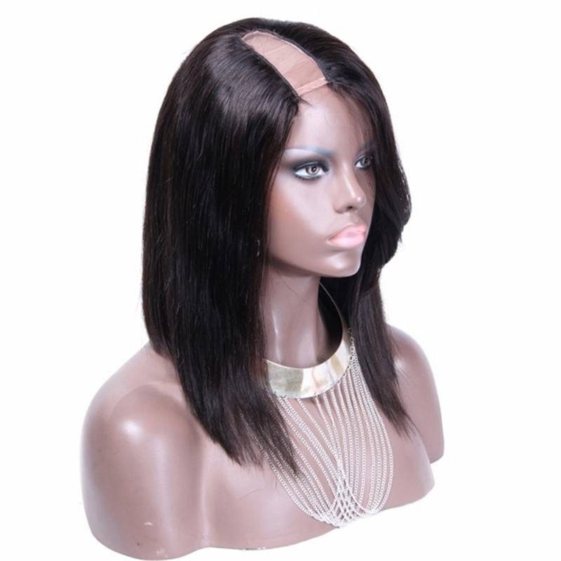 U Part Wig Bob Brazilian  Human Hair Virgin Hair U Part Wigs Straight 8-24 in stock
