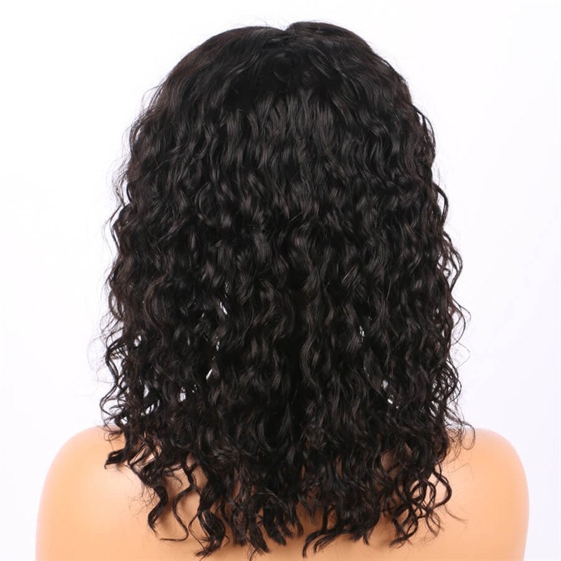 300% High Density Human Wigs with Baby Hair for Black Women Natural Hair Line