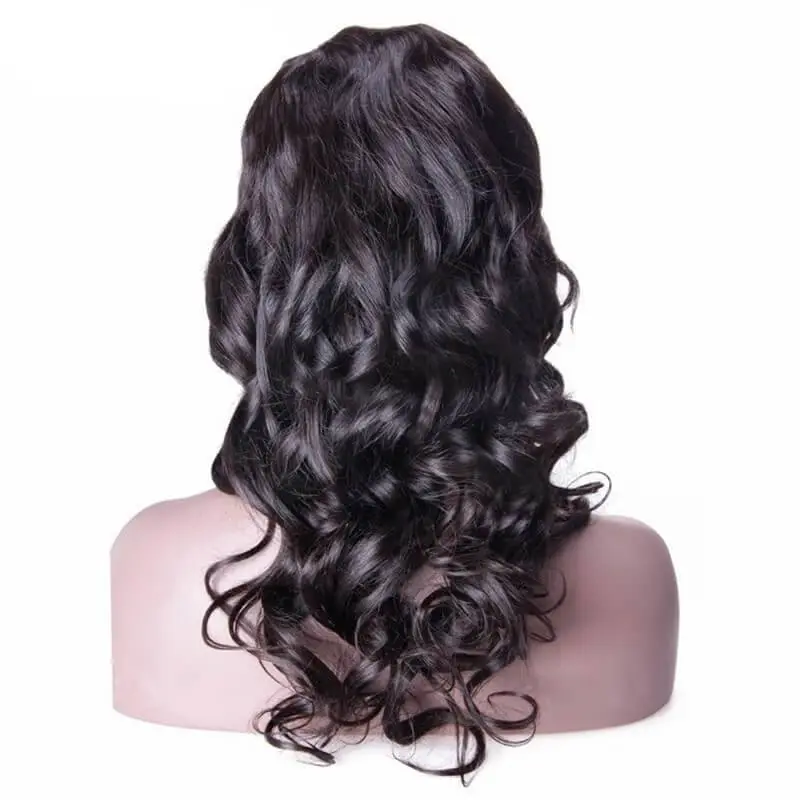 African American Body Wavy Malaysia Virgin Human Hair U Part Wigs Bestellen 8-24 in stock