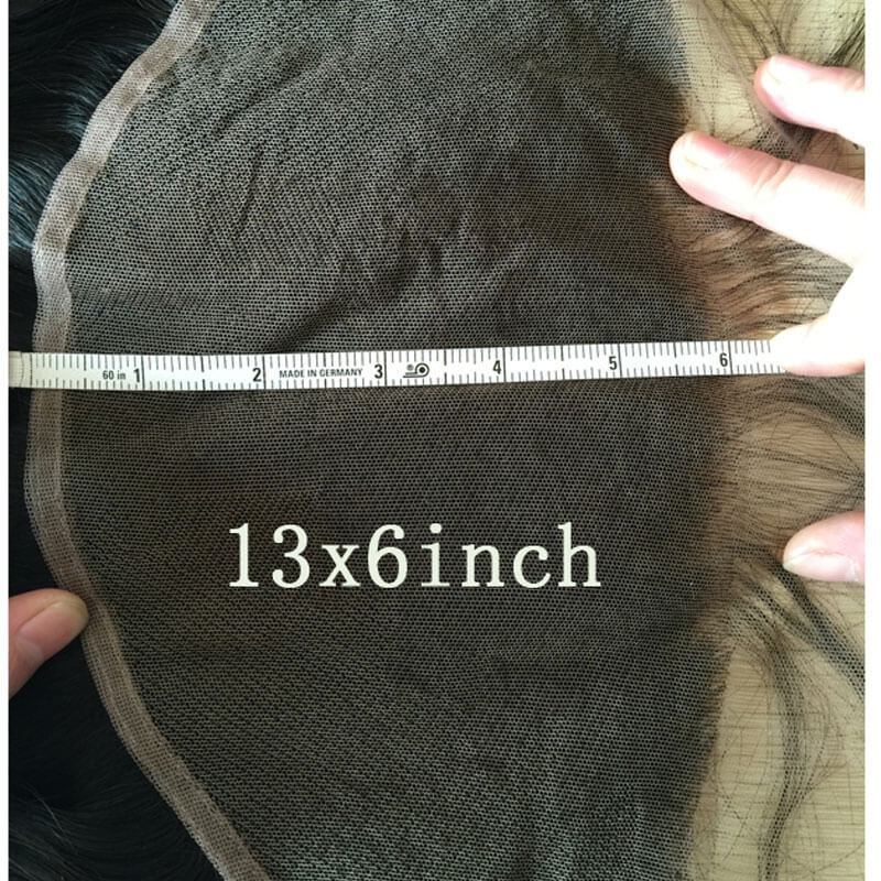 Pre Plucked 13X6 Mongolian Kinky Curly Virgin Hair Lace Frontal Closure Bleached knots  Natural Color Density 130% In Stock