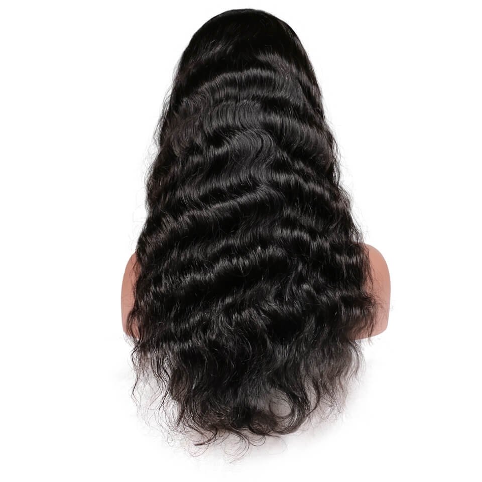 Silk Top Full Lace Wig Hidden Knots Body Wave Human Hair Wigs Natural Hair Line With Baby Hair