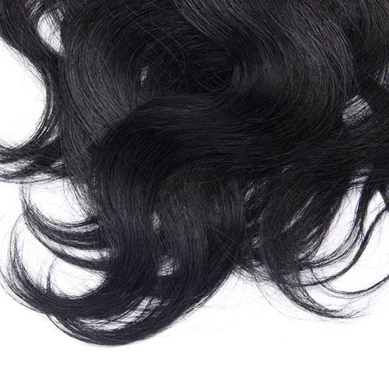 100g Clip In Human Hair Extensions Body Wave Indian Remy Hair Natural Color