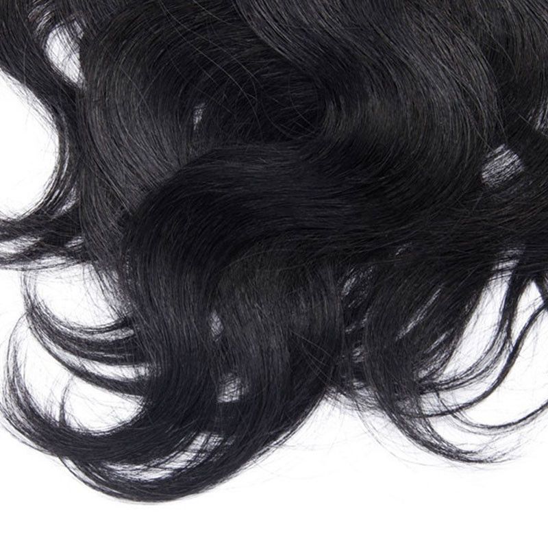 160g 10pcs Clip in Real Hair Extension Body Wave Hair Natural Color