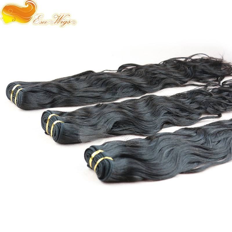 3Pcs Lot Grade 8A Wet And Wavy Virgin Brazilian Hair Natural Wave 3 Bundles Natural Hair Color