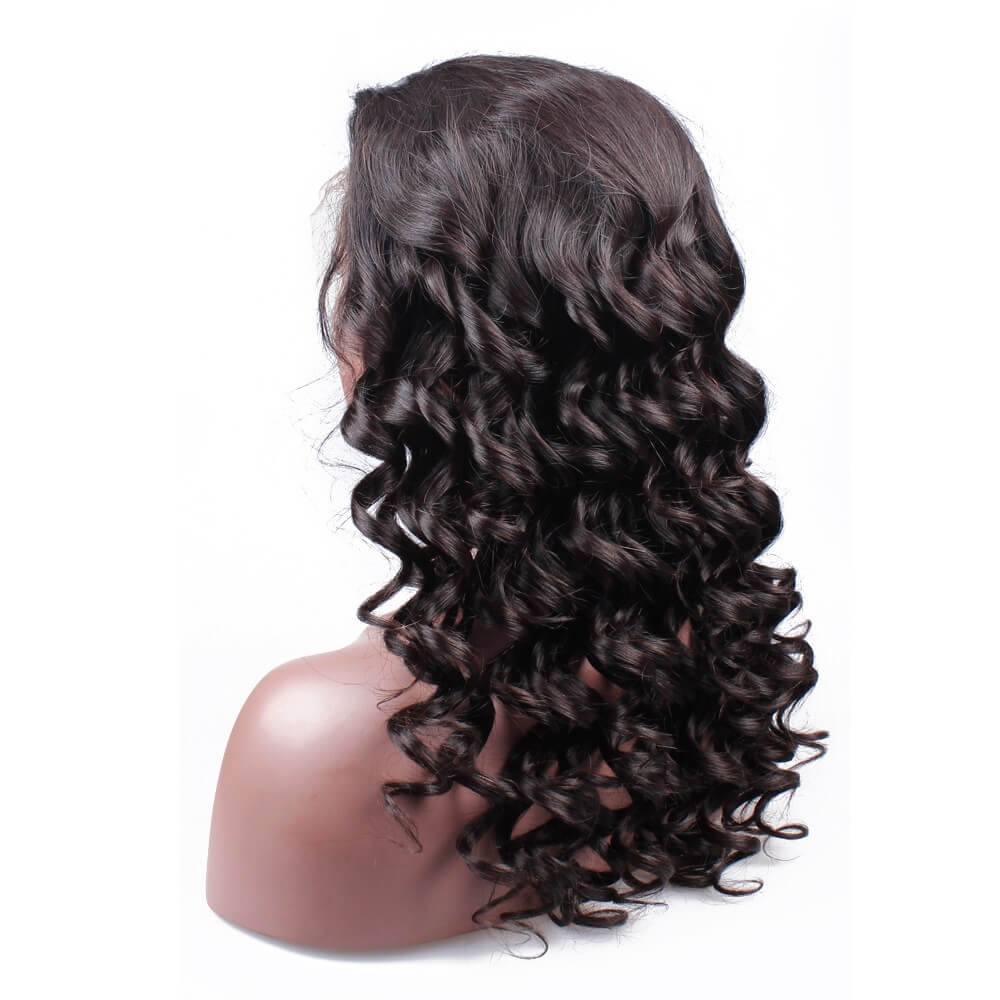 360 Lace Wigs Brazilian Full Lace Wigs Loose Wave 180 Density for Black Women Human Hair Wigs