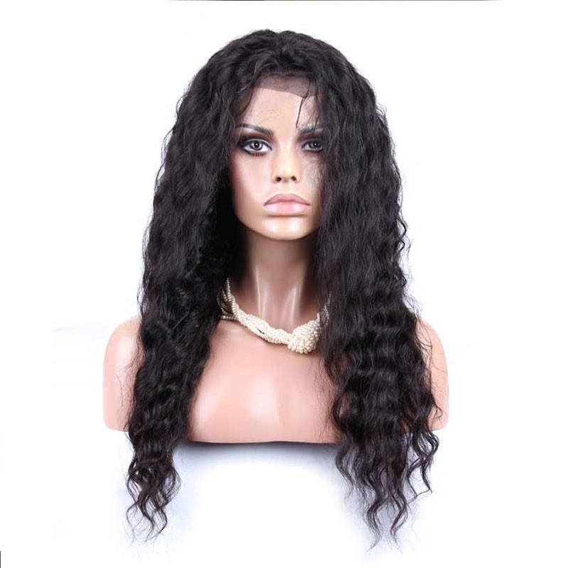 360 Circular Lace Wigs Deep Wave Full Lace Wigs 180% Density Brazilian Virgin Hair 100% Human Hair Wigs Natural Hair Line Wigs