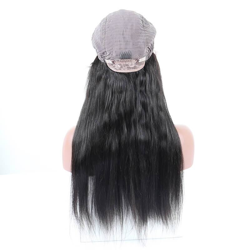 300% Density Lace Front Human Hair Wigs Peruvian Virgin Hair Front Lace Wigs Straight  Human Hair Wigs For Black Women