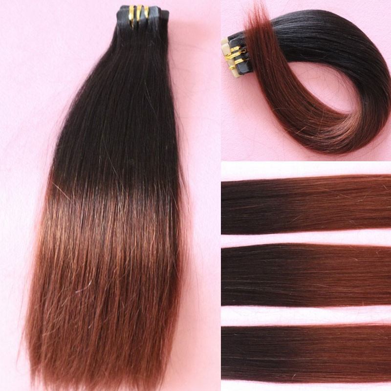 Tape In Hair Extension 100% European Hair Tape Hair Extension 40pcs 3cm Adhesive Tape Hair Weave