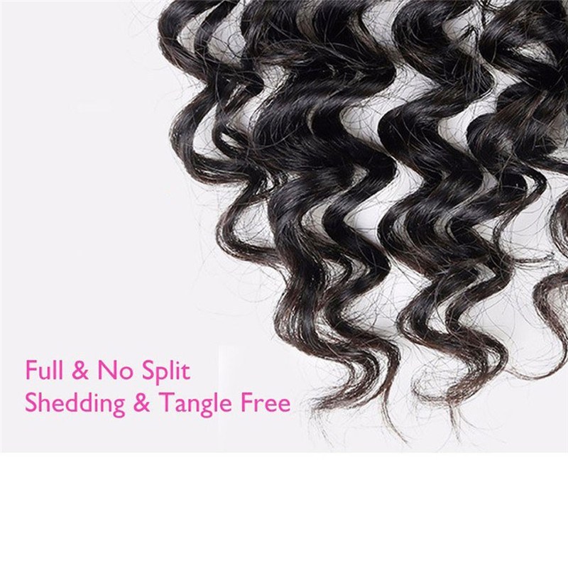 Excellent Deep Curly Mongolian Hair Loose Deep Wave Swiss Lace Closure 4*4 Unprocessed Human Virgin Hair Mongolian Hair