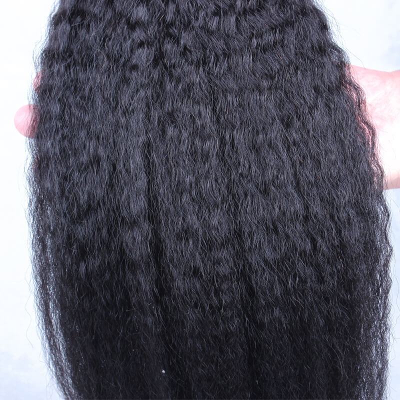 Kinky Straight 1 pcs Bundle Brazalian Virgin Hair Straight Hair Extension Human Hair