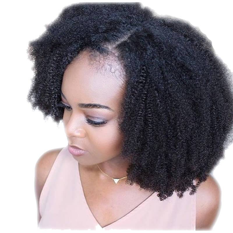 Kinky Curly 300% Density  Wigs Brazilian Virgin Hair Lace Front Human Hair Wigs Natural Hairline Afro Kinky Curly Lace Wigs