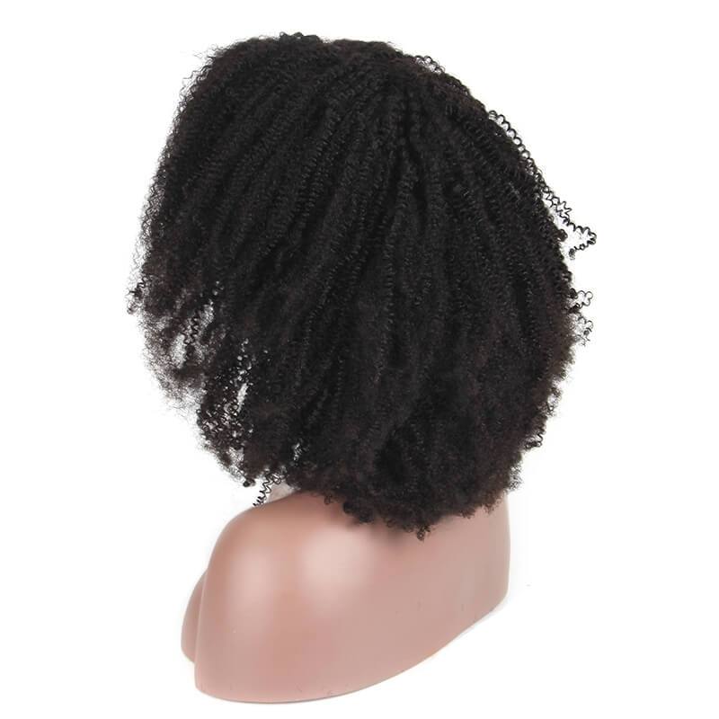 Kinky Curly 300% Density  Wigs Brazilian Virgin Hair Lace Front Human Hair Wigs Natural Hairline Afro Kinky Curly Lace Wigs