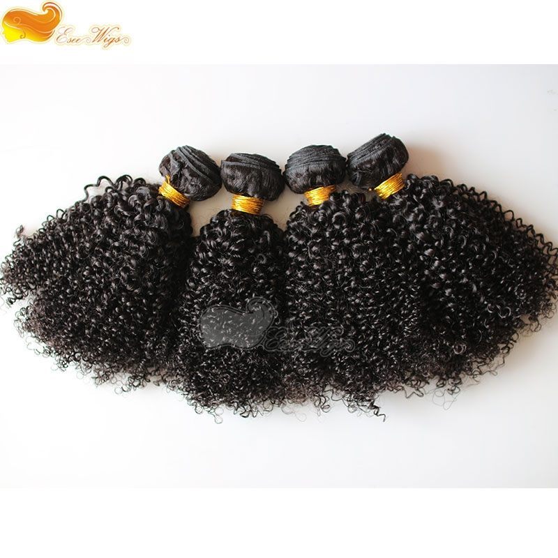 4pcs Hair Bundles 100% Brazilian Virgin Unprocessed Hair Weft 100g/pc