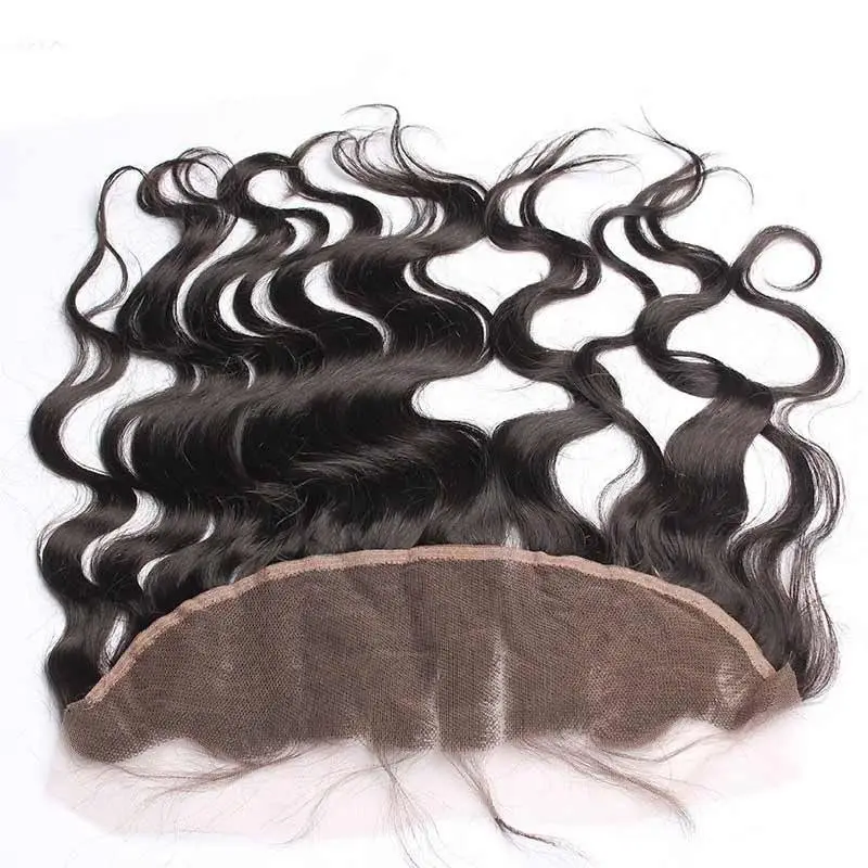 Brazilian Body Wave Human Hair 13x4 Lace Frontal Closure with Baby Hair