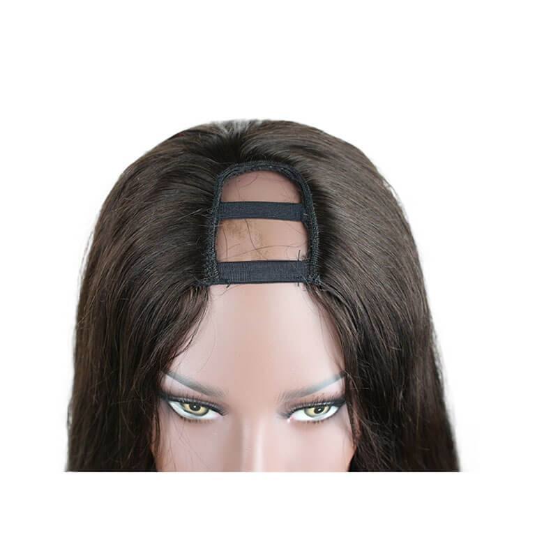 U part Lace Wigs Silk Straight  Wigs For Black Women