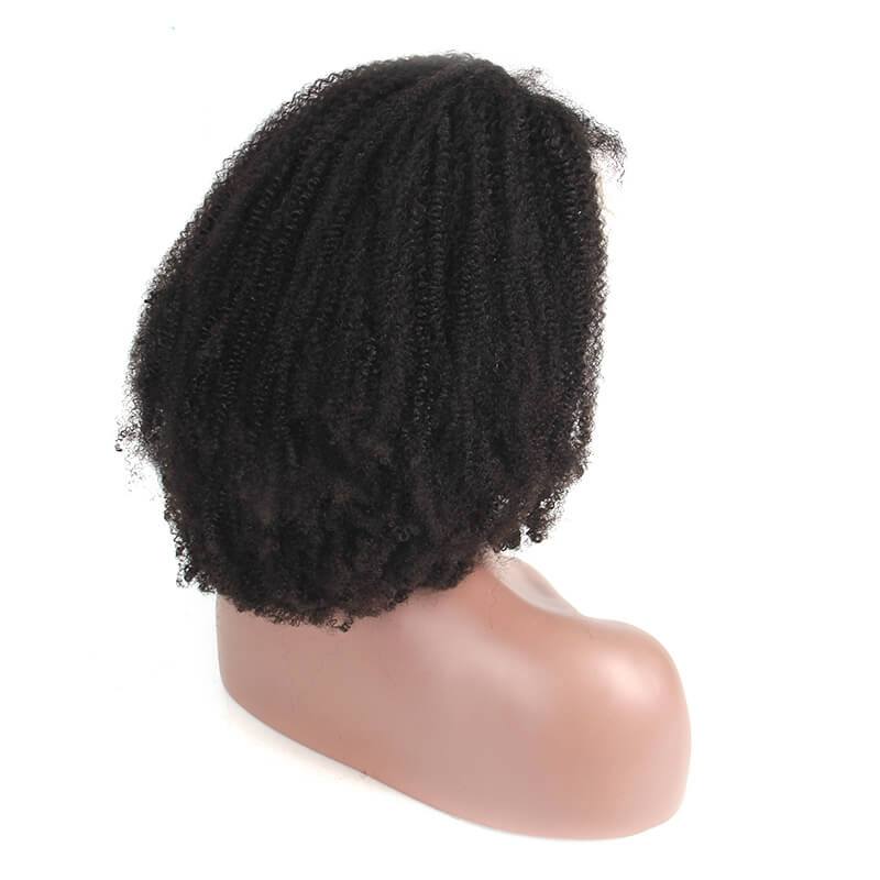 Kinky Curly 300% Density  Wigs Brazilian Virgin Hair Lace Front Human Hair Wigs Natural Hairline Afro Kinky Curly Lace Wigs