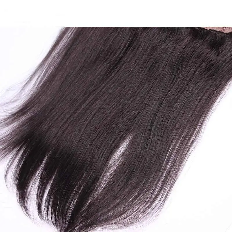 Silky Straight Brazilian Human Hair 13x4 Ear to Ear Lace Frontal Closure