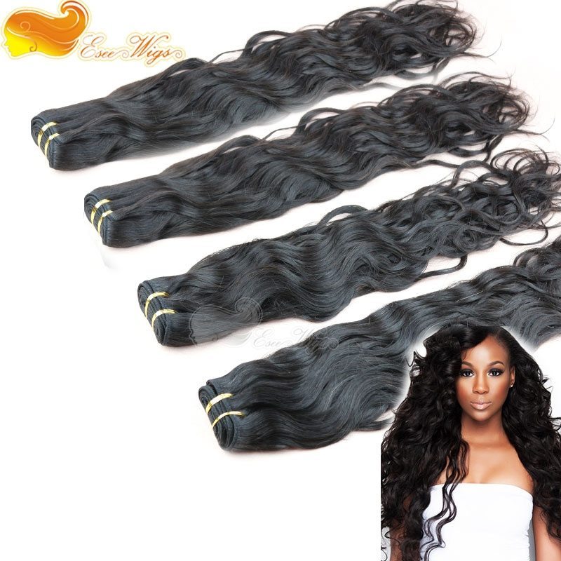 4Pcs Lot Grade 7A Peruvian Hair Bundles Natural Wave 4 Bundle Deals Peruvian Hair Bundles Natural Color