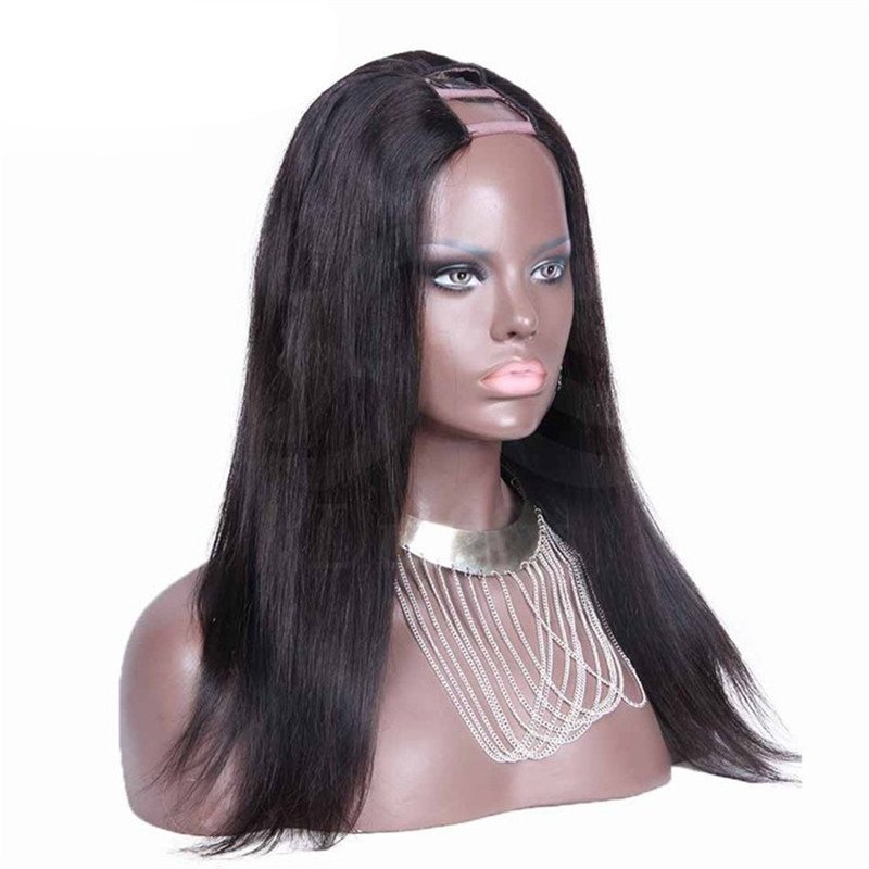 Straight Brazilian Virgin Human Hair U Part Wigs m part 8-24 in stock
