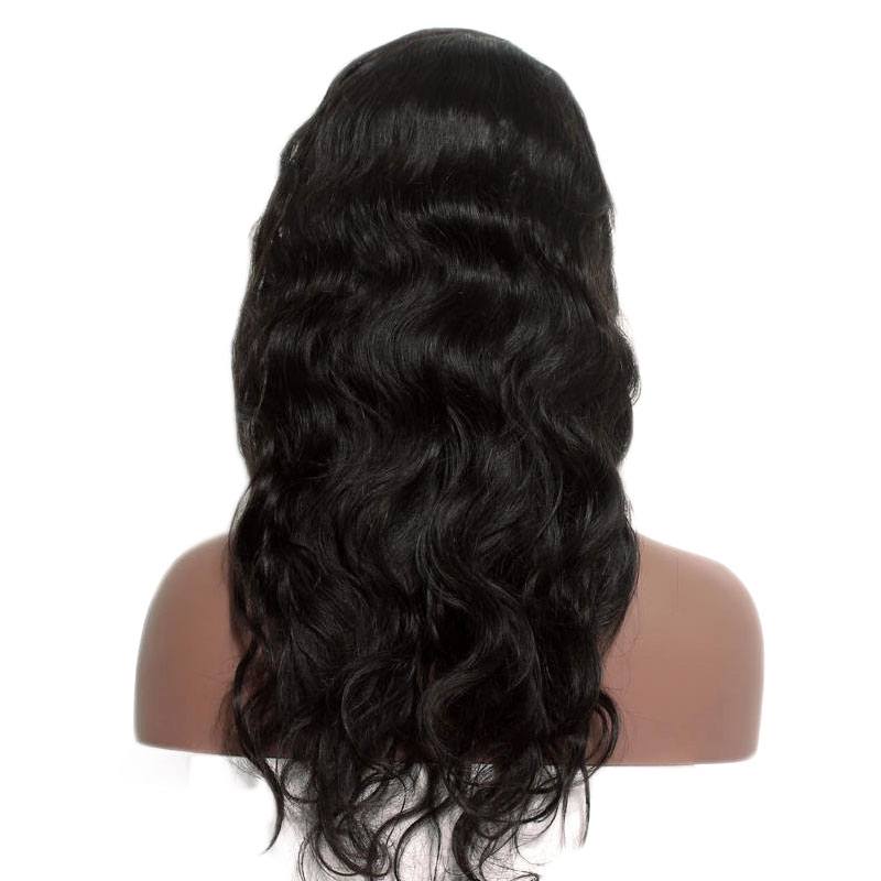 360 Circular Lace Wigs Body Wave Brazilian Human Hair Wigs Natural Hair Line 180% Density