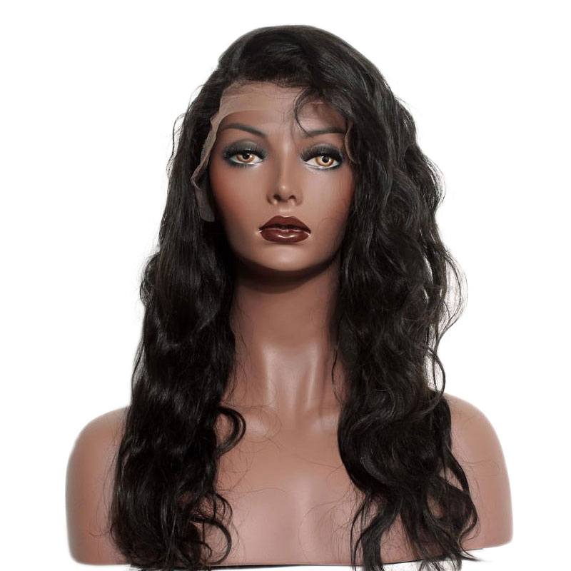 360 Circular Lace Wigs Body Wave Brazilian Human Hair Wigs Natural Hair Line 180% Density